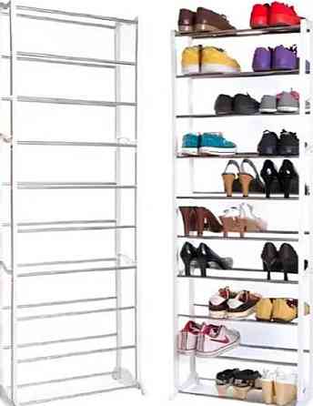 Компактная этажерка для обуви на 10 ярусов органайзер Полка для обувы. Харьков