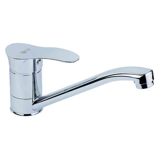 TAU Смеситель s07 Ø40 для кухни гусак прямой 250мм на гайке TAU SE-1B245C (9807110) Киев