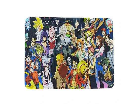 Коврик для мышки 250x210мм аниме One Piece 5 с боковой прошивкой, антискользящая основа ТМ GERLAX Киев