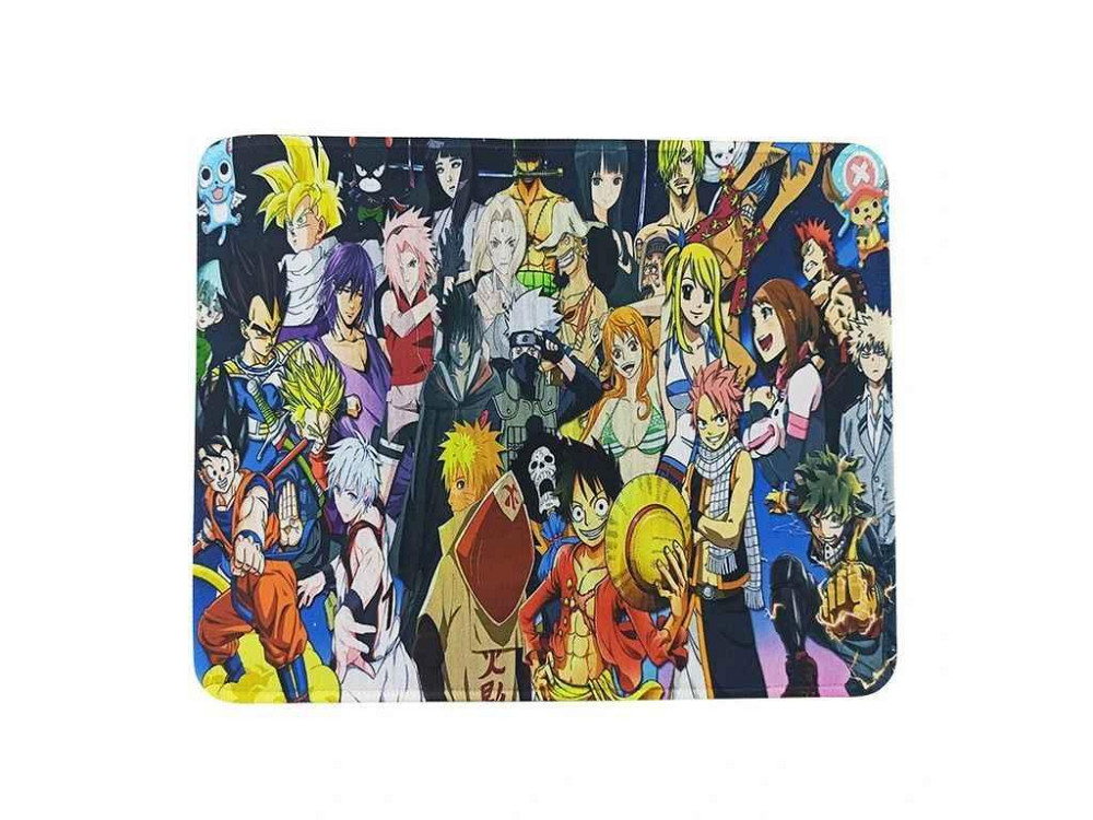 Коврик для мышки 250x210мм аниме One Piece 5 с боковой прошивкой, антискользящая основа ТМ GERLAX Киев - изображение 1
