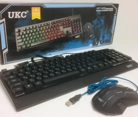 Игровая клавиатура и мышь UKC ZEUS M710 с подсветкой Коломыя