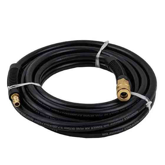 Шланг резиновый воздушный армированный с фитингами 8мм x 15мм x 5м Rockforce RF-AHC-10/D Одесса