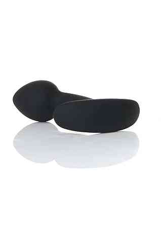Анальна пробка - Silicone Black Curved Plug S Sex Aura Київ