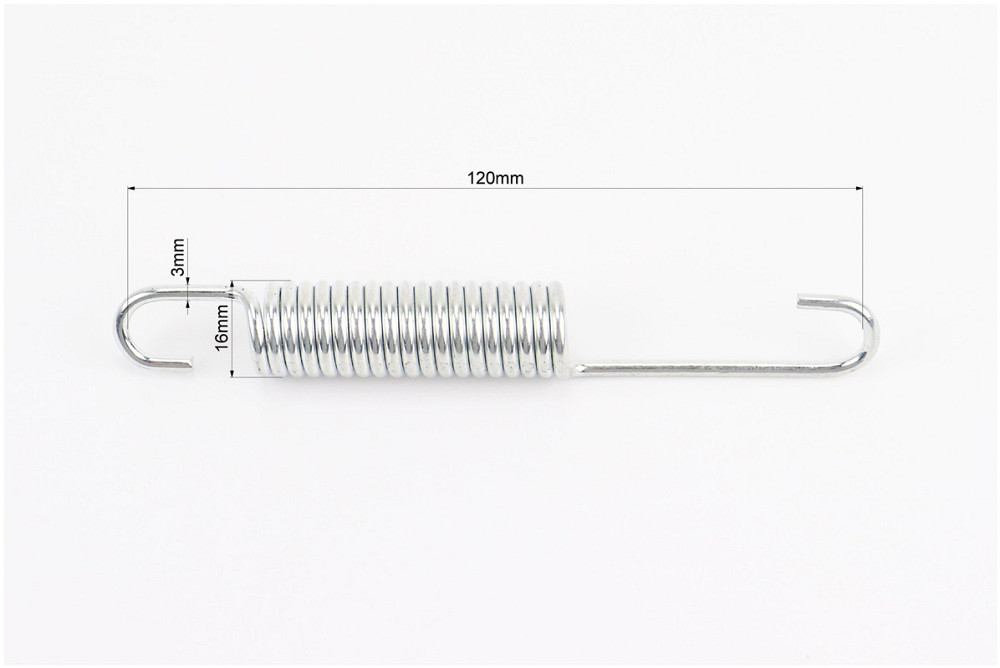 Пружина підніжки центральної (≈L125мм, D16мм, 18 витків), Suzuki Let's Київ - фото 2