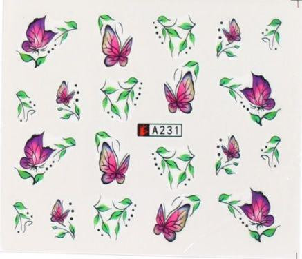 Наклейки для нігтів "Метелики" Київ - фото 1