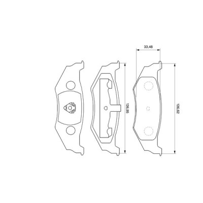 Гальмівні колодки Bosch 0 986 424 585 Вінниця - фото 4