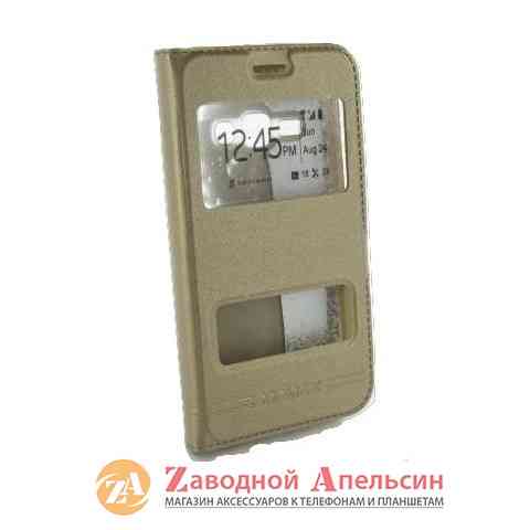 Чехол книжка Samsung J1 J120 2016 Smart Case gold Одесса