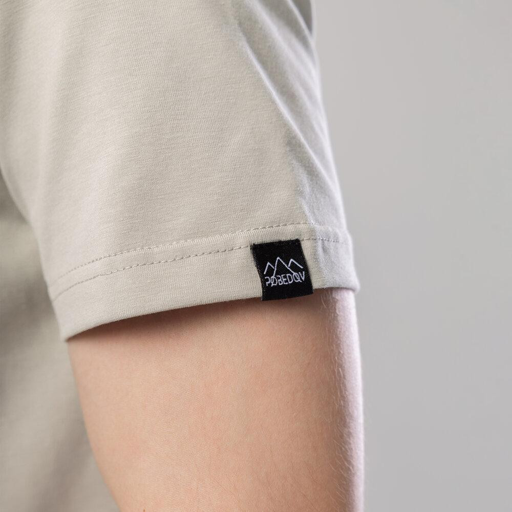 Футболка чоловіча однотонна світло-оливкова Pobedov Peremoga Київ - фото 8