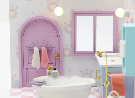 3D Румбокс DIY DIY House «Лавандовий сон» + Пилозахисний купол (S2010) Київ