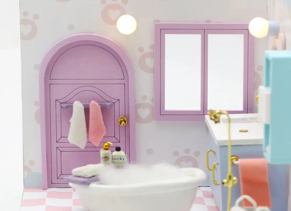 3D Румбокс DIY DIY House «Лавандовий сон» + Пилозахисний купол (S2010) Київ - фото 5