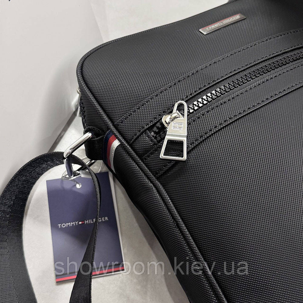 Мужская брендовая сумка, барсетка через плечо Tommy Hilfiger (1725) Киев - изображение 8