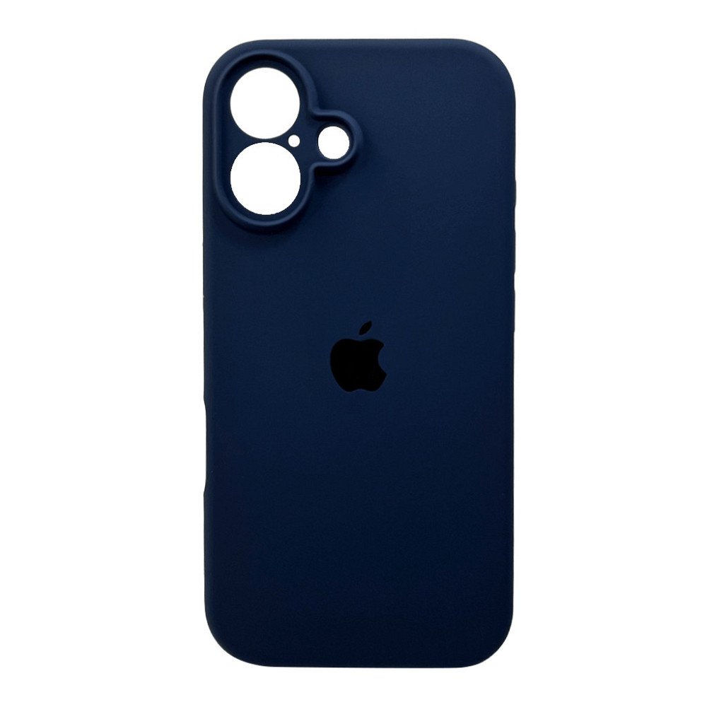 Чохол для смартфона Silicone Full Case AA Camera Protect for Apple iPhone 16 7,Dark Blue Киев - изображение 1