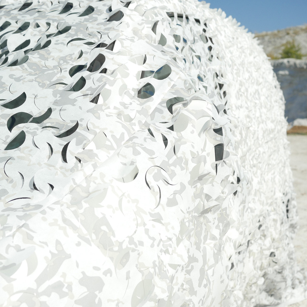 Зимова маскувальна сітка Militex Зимовий мультикам 4х8м (площа 32 кв.м.) Біла маскувальна сітка Київ - фото 9