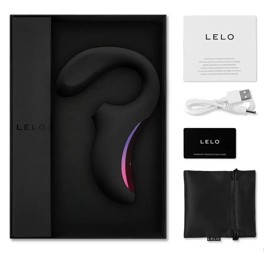 Кліторально-вагінальний звуковий стимулятор LELO Enigma Black Львів - фото 9