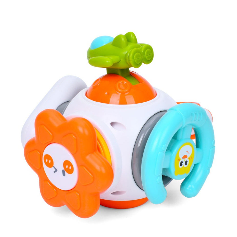 Бізіборд-брязкальце "РАКЕТА" 99-17 рухомі деталі, тріскачка Вінниця - фото 1