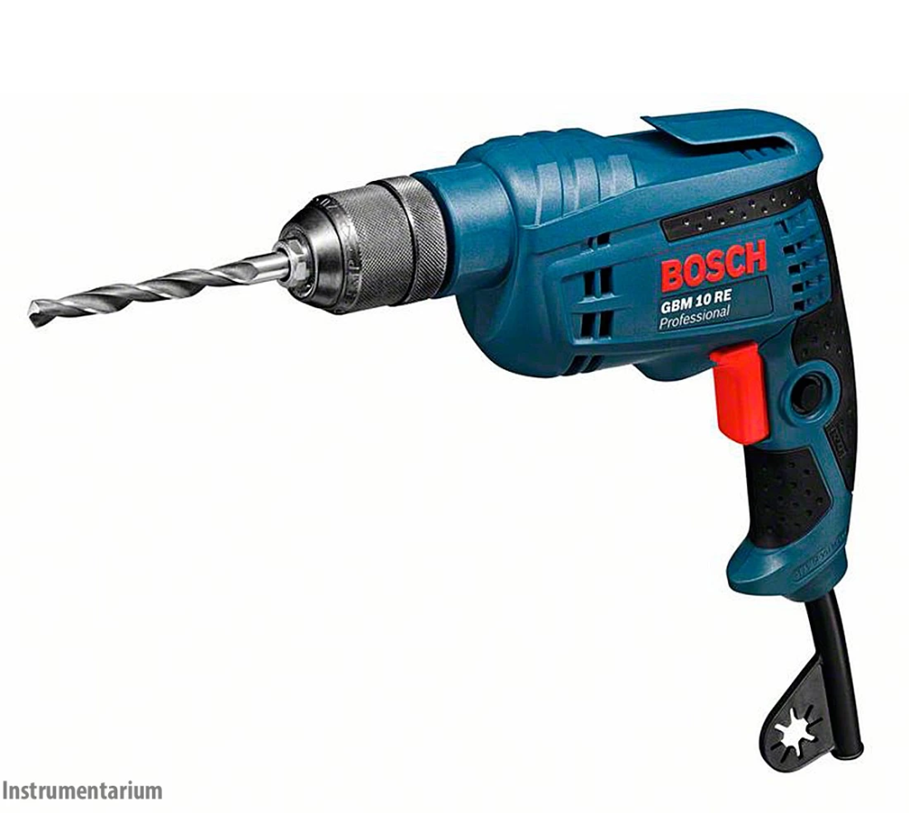 Професійна дриль електричний безударний Bosch Professional GBM 10 RE : 600 Вт, 2600 об/хв, Нм 20, діаметр свердла 1-10 мм Київ - фото 2
