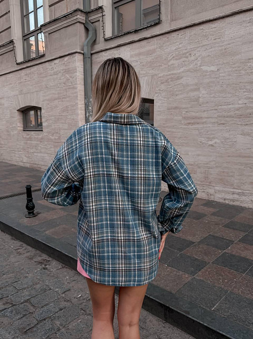 Жіноча сорочка в клітинку ( з накатом) Одеса - фото 3