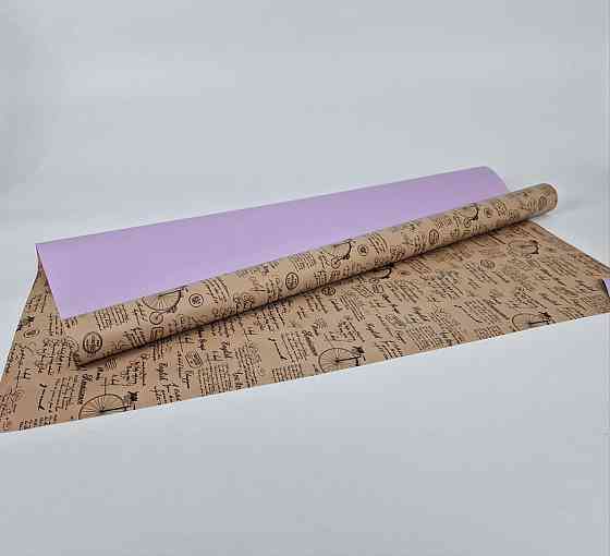 Плівка перлинна "Газета" для квітів 10 м (39) (h660) No10 (1 шт.) Харків