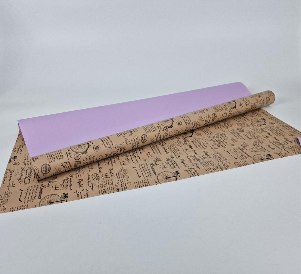 Плівка перлинна "Газета" для квітів 10 м (39) (h660) No10 (1 шт.) Харків - фото 1