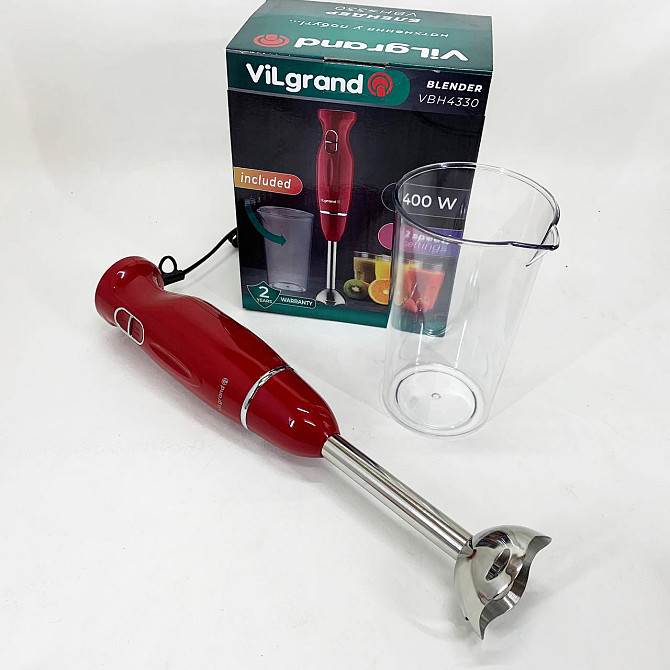 Легкий блендер для дома ViLgrand, Блендер для семейного использования смешивания крема GV-87 Львов - изображение 8