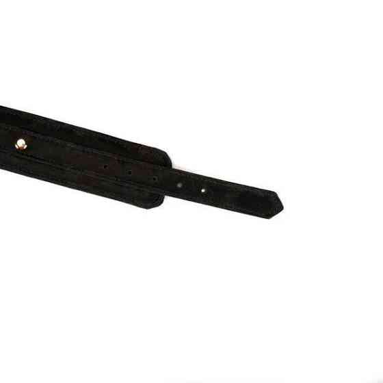 Наручники Liebe Seele Boudoir Amor Wrist Cuffs Black, з’єднувальний ланцюжок на карабінах Sex Aura Київ