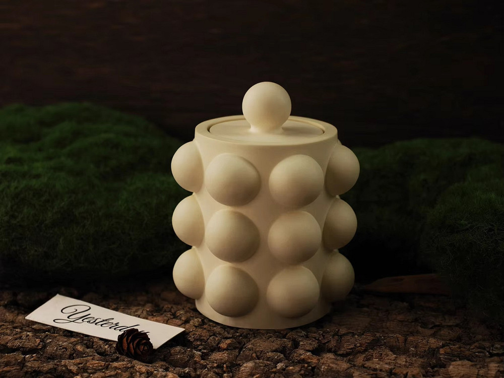 Силиконовая форма для подсвечника из смолы,глины,воска 92 х 95 мм 