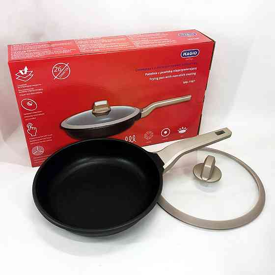 Сковороди без масла, Сковорода гриль зручна, Сковорода для приготування на пару фірмова FU-35 Івано-Франківськ