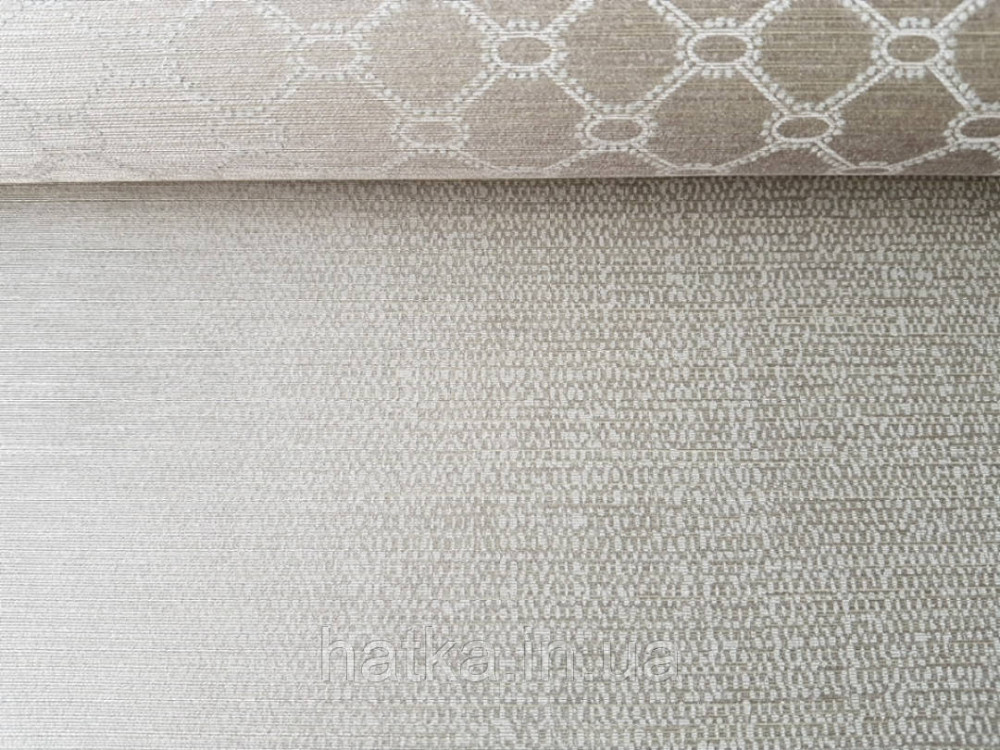 Текстильні шпалери на флізелін Da capo RaschTextil 085524 однотонні структурні смужка болотна з золотом Київ - фото 1