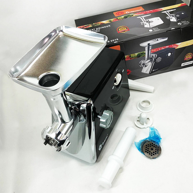 Мясорубки профессиональные Domotec, Лучшие мясорубки, Электро мясорубка-соковыжималка кухонная для дома WH-52 Львов - изображение 12