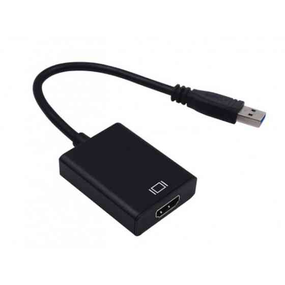 Перехідник USB 3.0 AM --> HDMI AF кабель 20см (S0697) Киев