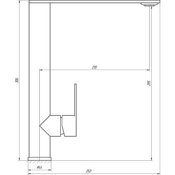 Смеситель для кухни Globus Lux RING SR-203-10 (000020888) Киев