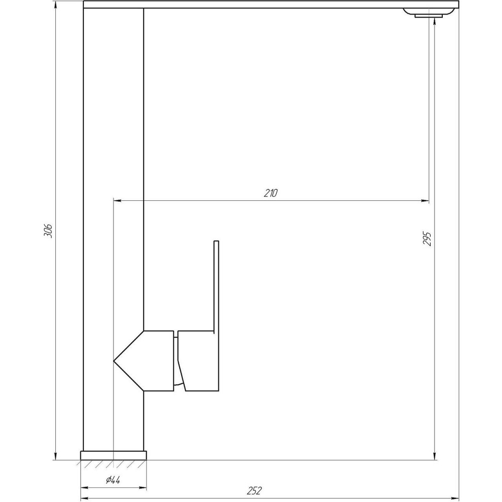 Смеситель для кухни Globus Lux RING SR-203-10 (000020888) Киев - изображение 5