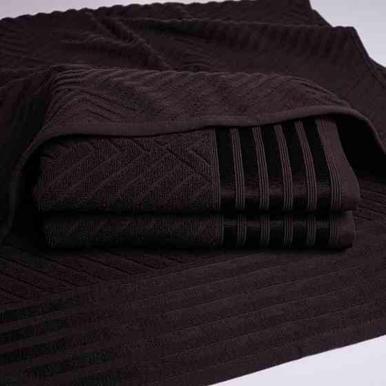 Комплект махровых полотенец SOFT 2шт GM Textile 50х90см, 70х140см 500г/м2 (Шоколадный) Сумы