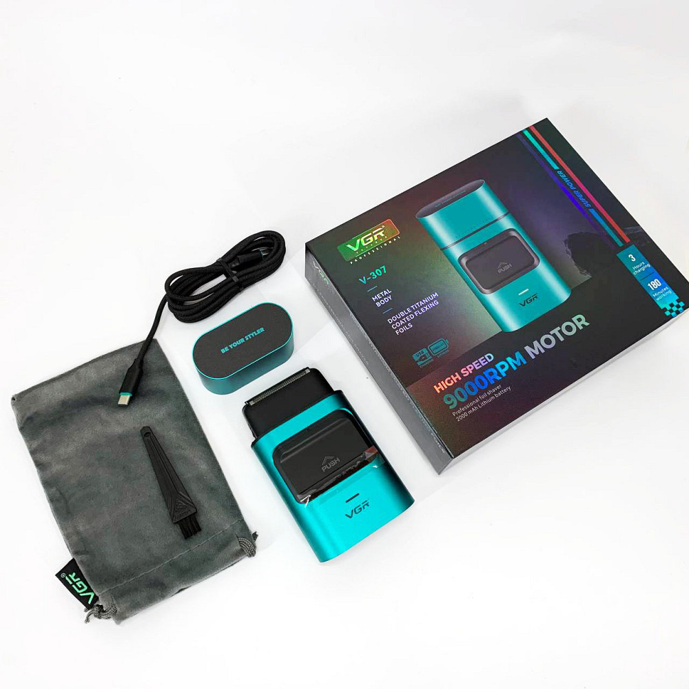 Хороші електричні бритви для гоління VGR V-307 Бездротова машинка для стрижки дому WG-99 Івано-Франківськ - фото 5