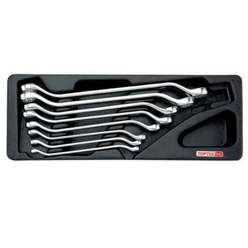 Набір накидних ключів 6-22мм (кут 45°) 8ед. (в ложементі) TOPTUL GAAT0806 Одеса