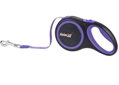 Поводок-рулетка AnimAll S для собак весом до 15 кг, 3 м, фиолетовый Киев