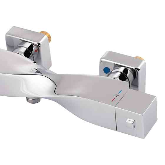 Змішувач для душу Qtap Zkrouceny термостатичний QTZKR40T105C Chrome Київ