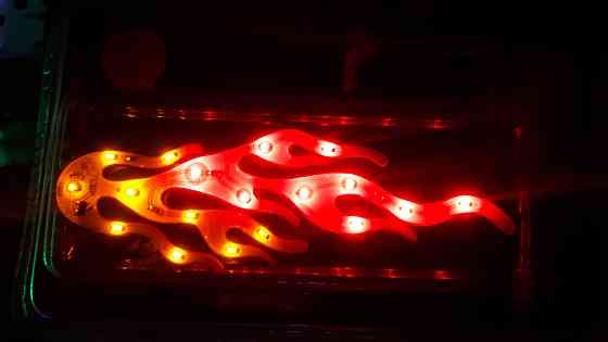 Подсветка 4090 LED-пламя Red/Yellow Винница