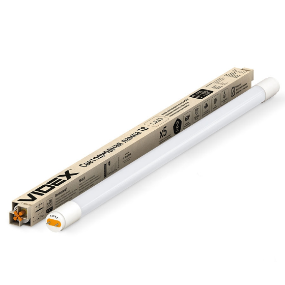 Лампа T8 9W G13 4100К 0,6м 220V матова LED Videx Житомир
