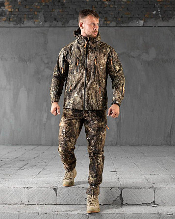 Тактический маскировочный костюм софтшел SoftShell sheet ВТ7905 Киев - изображение 12