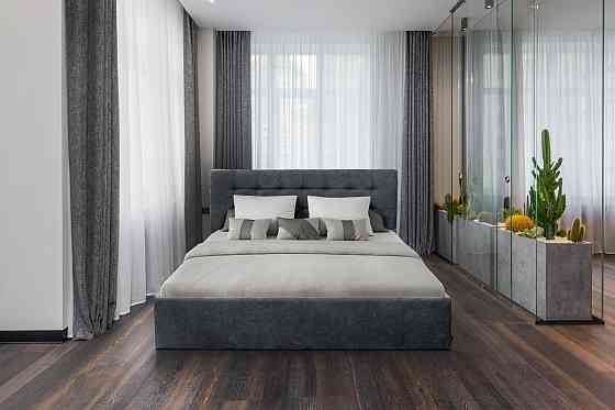 Ліжко Мішель 1600*2000 с п/м Аляска 10 темно-сірий Днепр