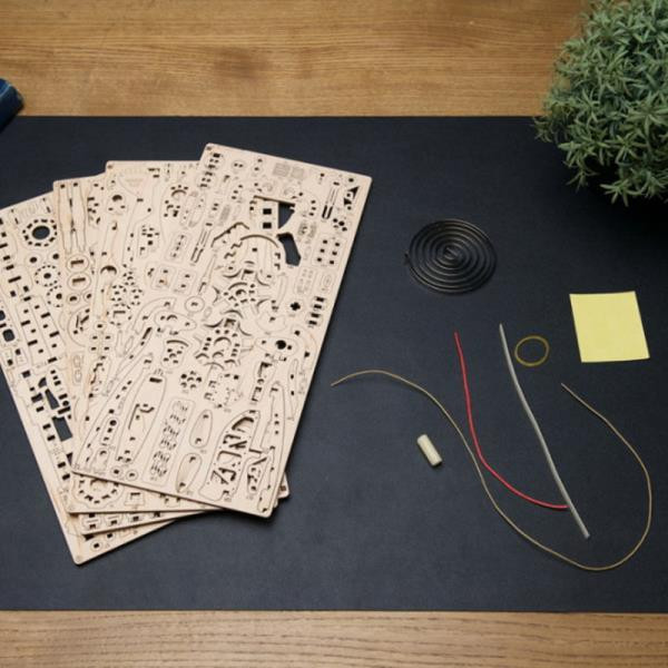 Дерев'яний механічний 3D конструктор Ugears Літак Скажений Шершень (70183) Харків - фото 14