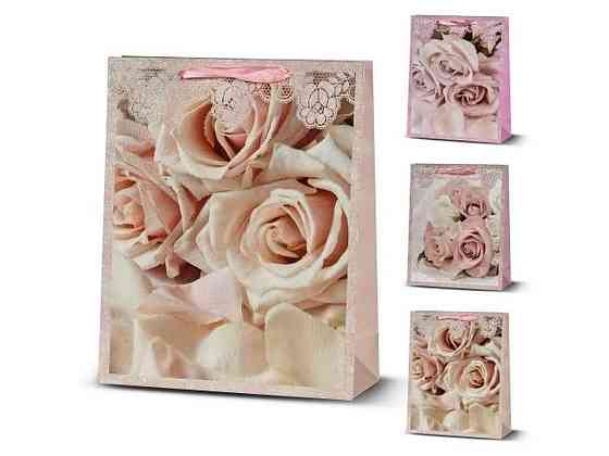 Пакет подарунковий S Flowers 18*23*10см R33073-S ТМ STENSON Київ