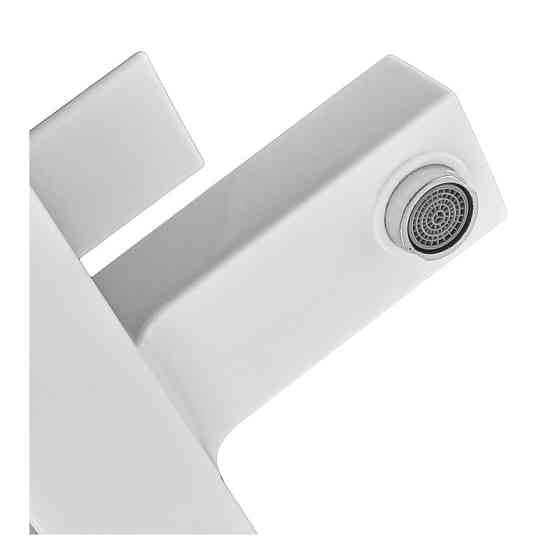 Змішувач для ванни Plamix Kubus-009 Euro Set White (з шлангом, лійкою та кронштейном) (PM0752)   ( 22016 ) Харків