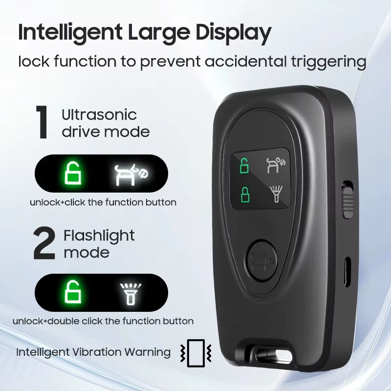 Ультразвуковой отпугиватель собак Ultrasonic A7 + фонарик Type-C Черный Винница - изображение 4
