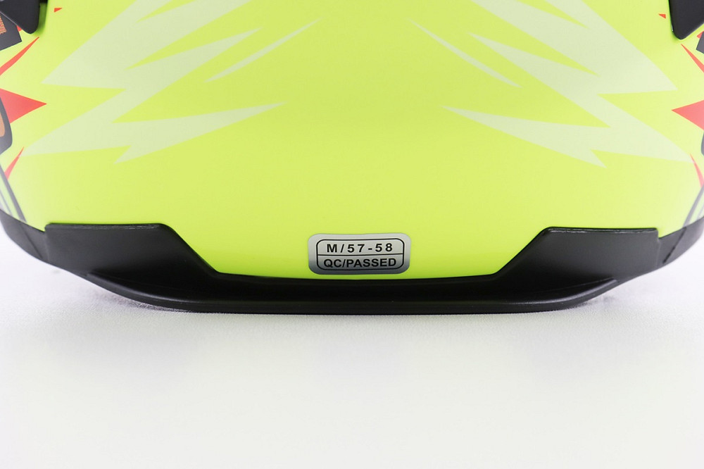 Шолом інтеграл, закритий+окуляри BLD-М61 М (57-58см), ЖОВТО-ПОМАРАНЧЕВИЙ "Buffalo" Київ - фото 8