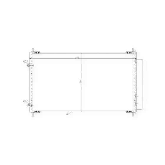 Радіатор Тойота Corolla, Yaris 10-кондиціонера Мукачево
