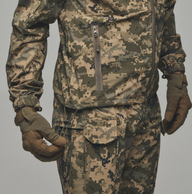 Армейская мужская демисезонная форма пиксель,водонепроницаемый тактический тактический усиленный костюм пиксел Львов - изображение 8