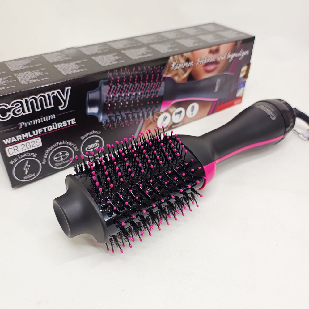 Фен-стайлер с насадками Camry CR 2025 1800Вт, Фен с разными насадками, Стильный фен для укладки волос BQ-92 Львов - изображение 5