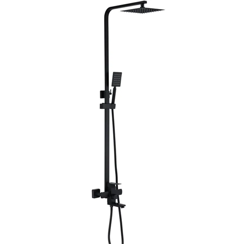 Душова колона із змішувачем Zerix KUB 009-J чорна (ZX4760) Київ - фото 1